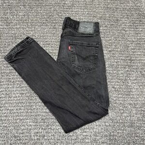 Levis 511 Mens Slim Fit Jeans Size 29x30 Faded Black Stretch Denim